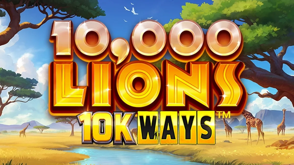 Interface do jogo 10,000 Lions 10K Ways