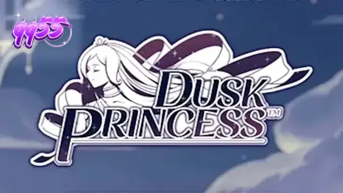 Cenário mágico e encantador do jogo Dusk Princess com tons de roxo e rosa